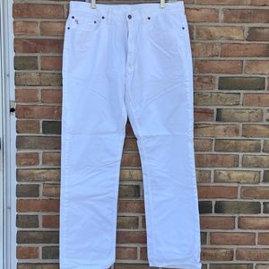 Polo Ralph Lauren White dungarees 5 pocket jeans - W36xL32
